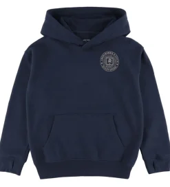 Hættetrøje - Navy Blazer m. Print|Abercrombie & Fitch