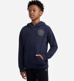 Hættetrøje - Navy Blazer m. Print|Abercrombie & Fitch