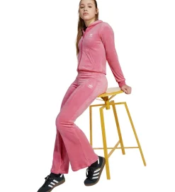 Cardigan - Velour - Pink Fusion/Hvid|adidas Originals Best