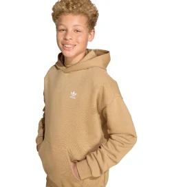 Hættetrøje - Loose Hoodie - Cardbo/White|adidas Originals Clearance