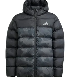 Dynejakke - J SD AOP - Sort|adidas Performance Outlet