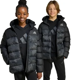 Dynejakke - J SD AOP - Sort|adidas Performance Outlet