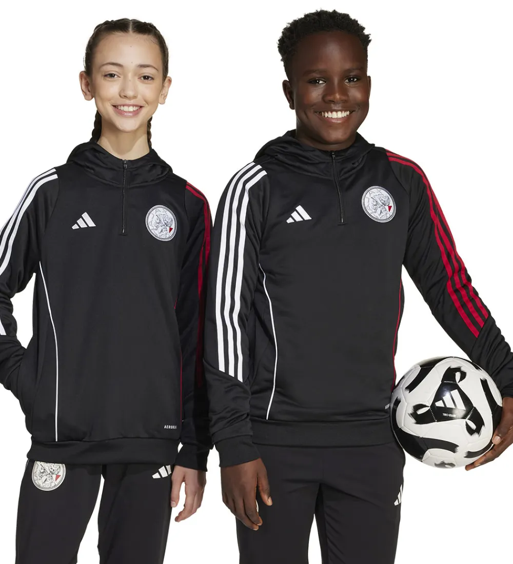 Hættetrøje - AJAX TR HODY - Sort|adidas Performance