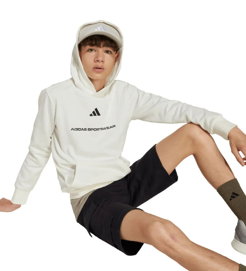 Hættetrøje - B FL - Owhite|adidas Performance Best