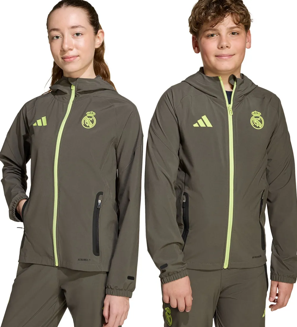 Træningsjakke - Real C VT J Y - UTIGRE/SEFRYE|adidas Performance Best