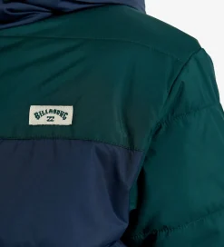 Dynejakke - Journey - Navy/Grøn|Billabong Hot