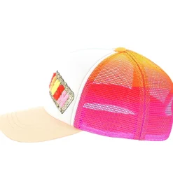 Kasket - Hvid/Multi m. Guld Glitter|Billieblush Discount