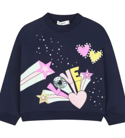 Sweatshirt - Navy m. Print|Billieblush Outlet