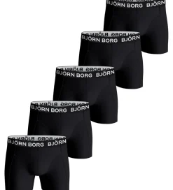 Boxershorts - 5-pak - Sort|Björn Borg Outlet