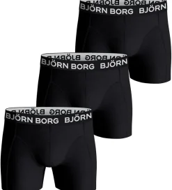 Boxershorts - 3-pak - Sort|Björn Borg Outlet