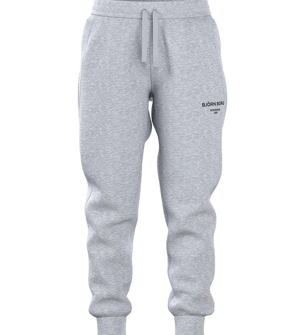 Sweatpants - Essential - Lysegråmeleret|Björn Borg
