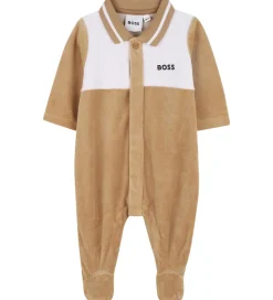 Gaveæske - Natdragt - Velour - Cookie/Hvid|BOSS Discount