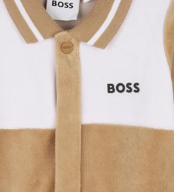 Gaveæske - Natdragt - Velour - Cookie/Hvid|BOSS Discount