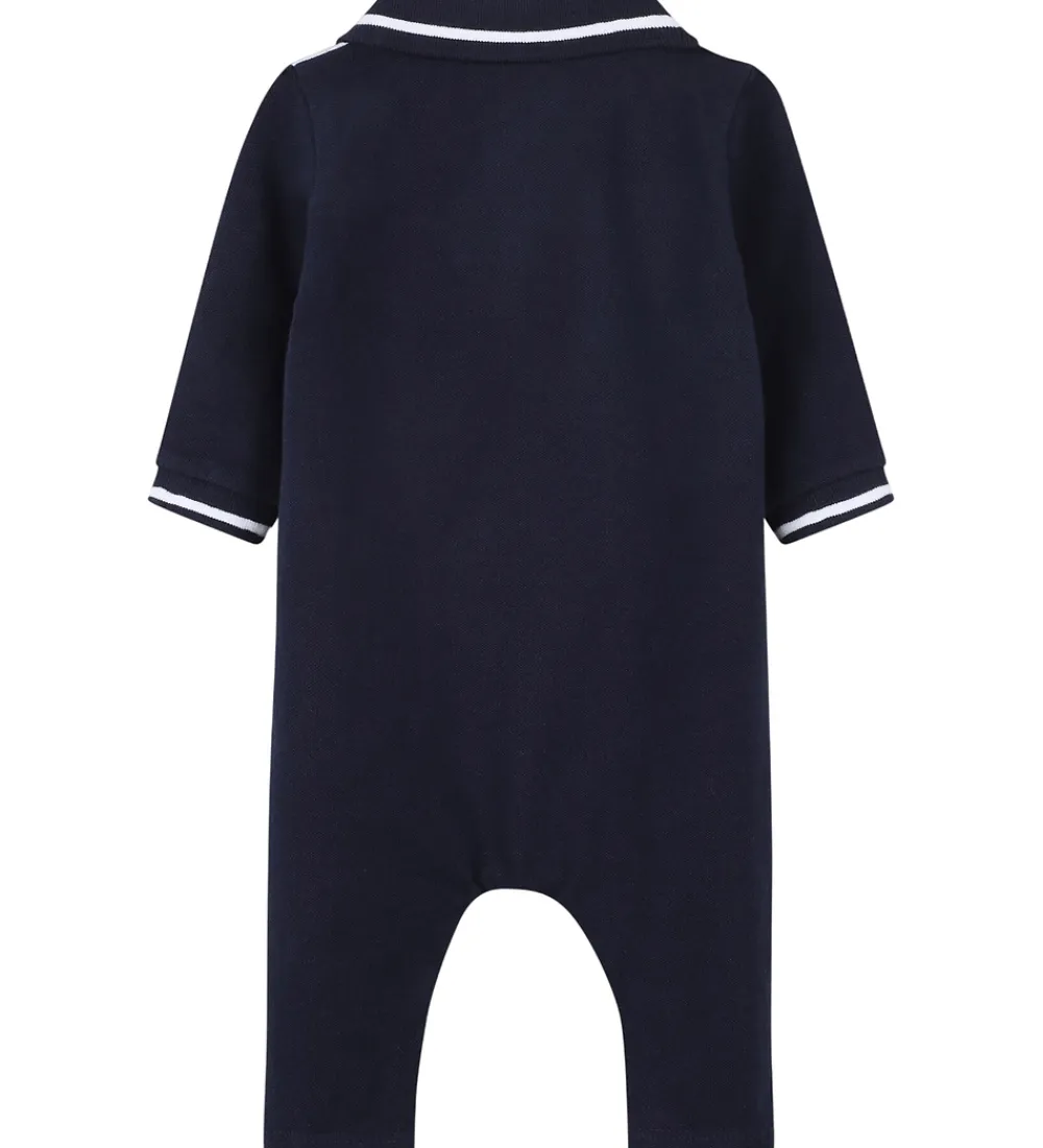 Heldragt - Navy/Hvid|BOSS Clearance