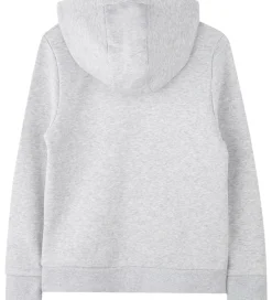 Hættetrøje - Gråmeleret m. Logo|BOSS