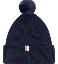 Hue - Strik - Navy m. Kvast|BOSS Discount