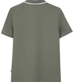 Polo - Støvet Grøn m. Hvid|BOSS Outlet