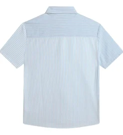 Skjorte - Hvid/Lyseblåstribet m. Navy|BOSS Best