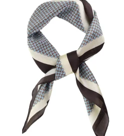 Tørklæde - Callie - Blå/Sort|By Stær Outlet