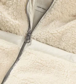 Dynejakke m. Fleece - Whitecap Gray|Calvin Klein New