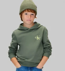 Hættetrøje - Monogram - Thyme|Calvin Klein Sale