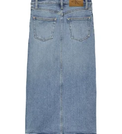 Nederdel - Denim - Mid Rise Long - Cloudy Blue|Calvin Klein Sale