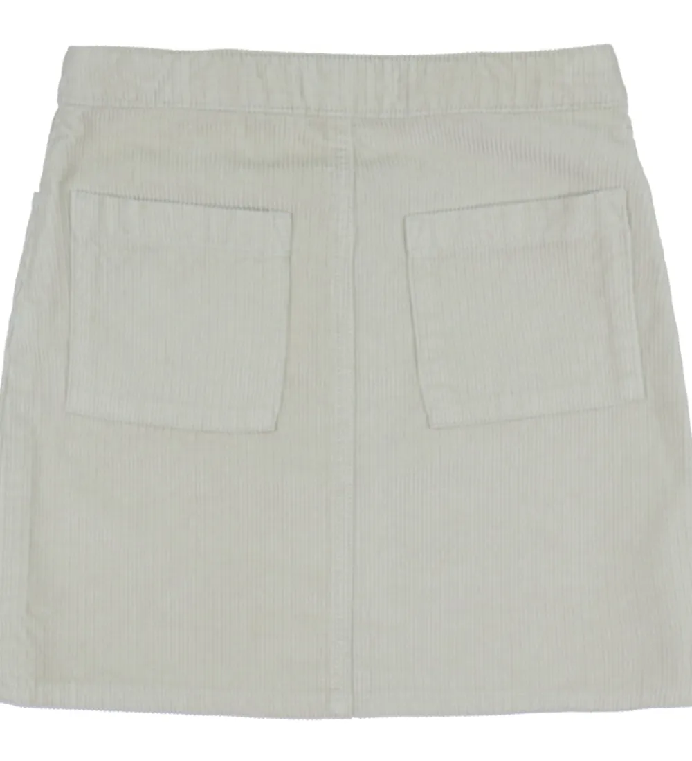 Nederdel - Fløjl - Corduroy - Pelican|Calvin Klein Online