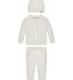 Sæt - Cardigan/Bukser/Hat - Rib Strik - Ivory|Calvin Klein Online