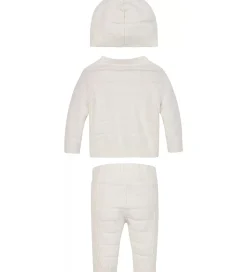 Sæt - Cardigan/Bukser/Hat - Rib Strik - Ivory|Calvin Klein Online