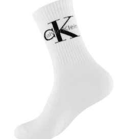 Strømper - 4-pak - Sort/Hvid m. Logo|Calvin Klein Discount