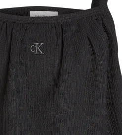 Top - Rib - Crinkle Strap - Ck Black|Calvin Klein