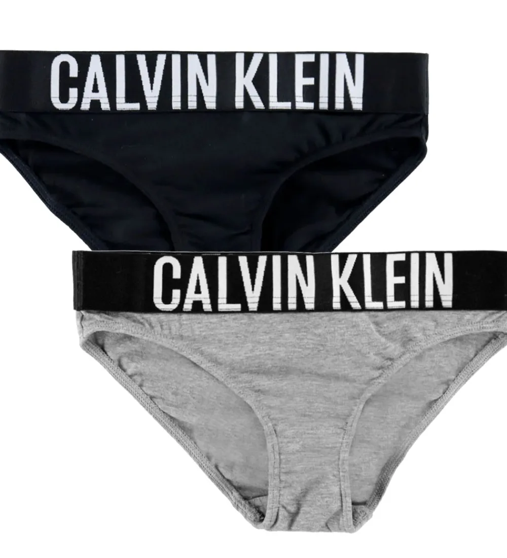 Trusser - 2-pak - PVH Black/Gråmeleret|Calvin Klein Outlet