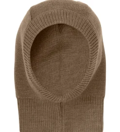 Elefanthue - 1-lags - Uld - Cocoa Creme|CeLaVi Outlet