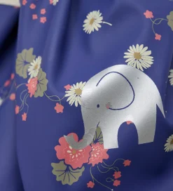 Luffer m. Fleece - PU - Skipper Blue m. Blomster|CeLaVi Hot