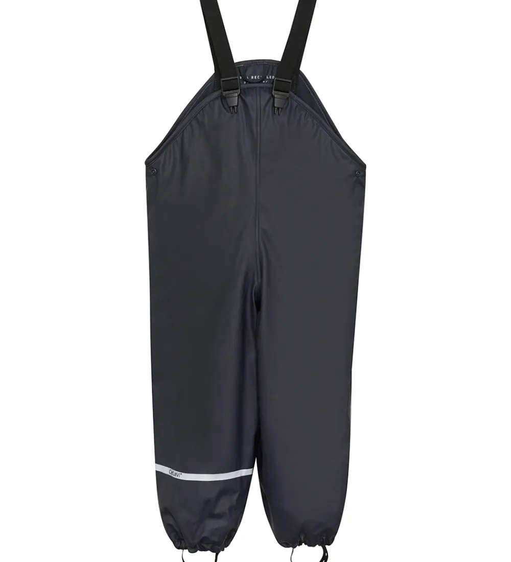 Regnbukser m. For/Seler - PU Overall - Dark Navy|CeLaVi Outlet