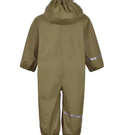 Regndragt - PU - Khaki|CeLaVi Outlet