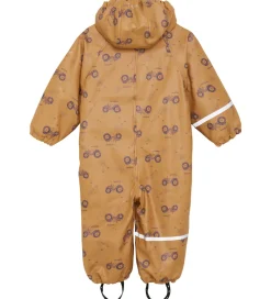 Regndragt m. Fleece - PU - Apple Cinnamon m. Print|CeLaVi Hot