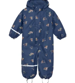 Regndragt m. Fleece - PU - Oceania m. Print|CeLaVi Online