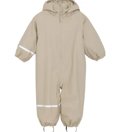 Regndragt m. Fleece - PU - White Pepper|CeLaVi Online