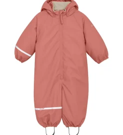 Regndragt m. Vattering - PU - Brick Dust|CeLaVi New