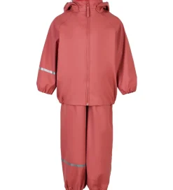 Regntøj m. Seler - Recycled PU - Dusty Ceder|CeLaVi New