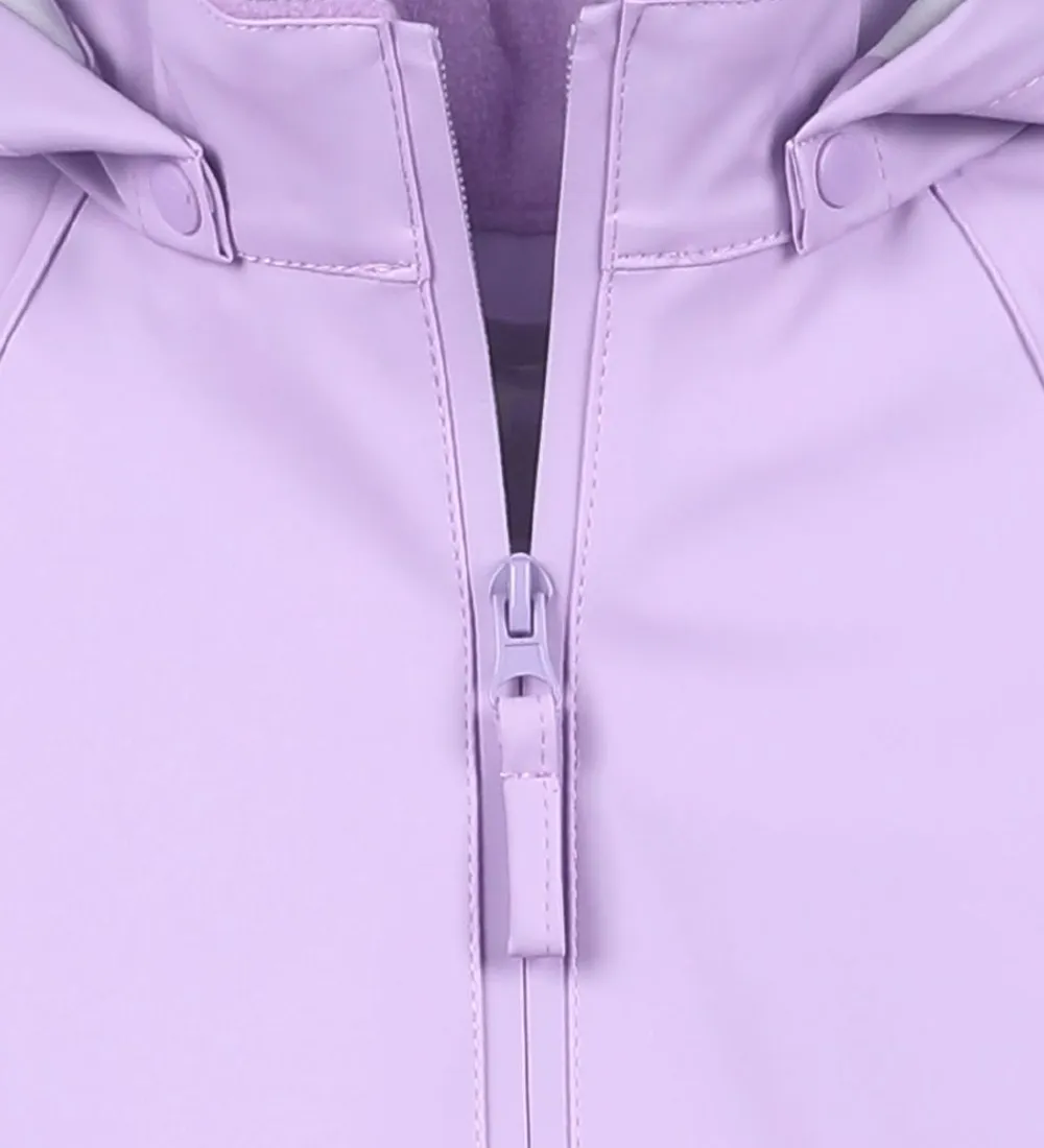 Regntøj m. Seler - Recycled PU - Purple Rose|CeLaVi Discount