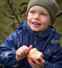 Regntøj m. Seler/Fleece - Recycle PU - Oceania m. Print|CeLaVi Outlet