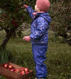 Regntøj m. Seler/Fleece - Recycle PU - Skipper Blue m. Pr|CeLaVi Clearance