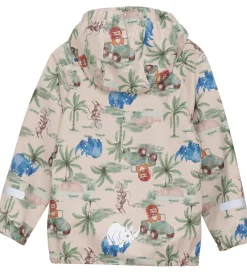 Softshelljakke - Dress Blues/Creme m. Elefanter|CeLaVi