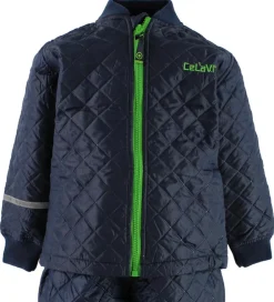 Termotøj - Navy m. Grøn|CeLaVi Hot