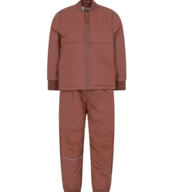 Termotøj m. Fleece - Coated - Mahogany|CeLaVi Online