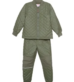 Termotøj m. Fleece - Coated - Army|CeLaVi