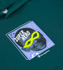 Hættetrøje - Grøn|Champion Outlet