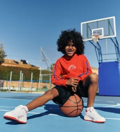 Hættetrøje - Rød m. Logo|Champion Hot